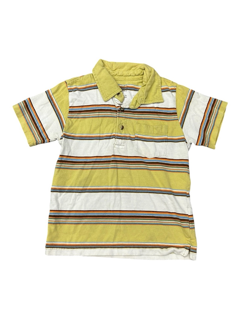 Faded Glory Y2K Striped Polo Shirt Size 3T